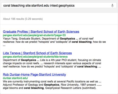 Lesson 3.5: Intext: and Advanced Search (Text).